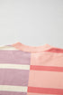 Stripe Colorblock Oversized Sweater